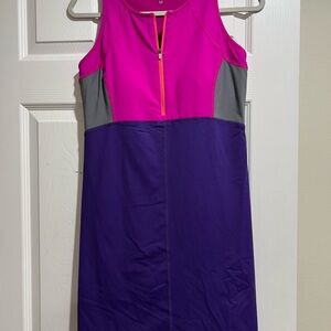 Title Nine Fuchsia Zip-Up dress